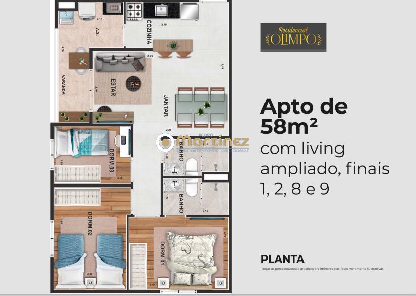 Apartamento, 58 m² - Foto 22