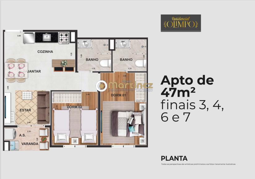 Apartamento, 58 m² - Foto 21