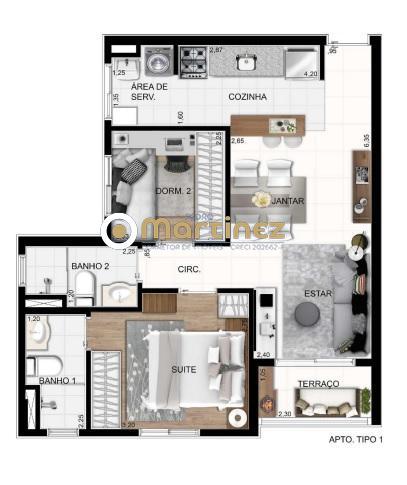 Apartamento, 2 quartos, 51 m² - Foto 14