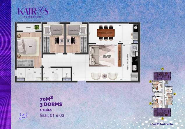 Apartamento, 2 quartos, 55 m² - Foto 7