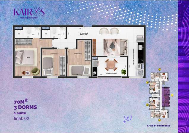 Apartamento, 2 quartos, 55 m² - Foto 8