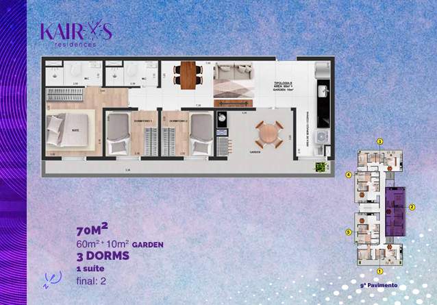 Apartamento, 2 quartos, 55 m² - Foto 11