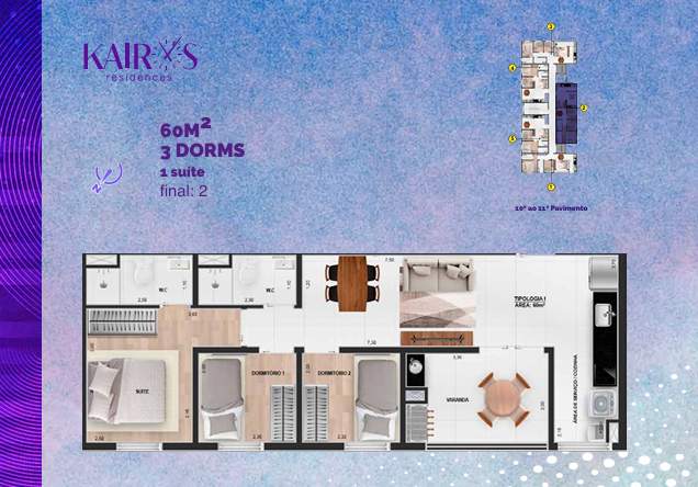 Apartamento, 2 quartos, 55 m² - Foto 15