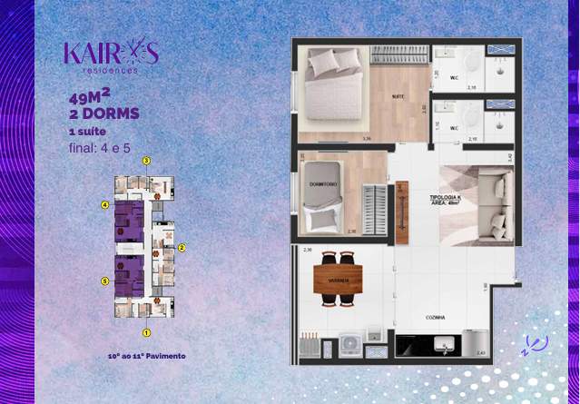 Apartamento, 2 quartos, 55 m² - Foto 17