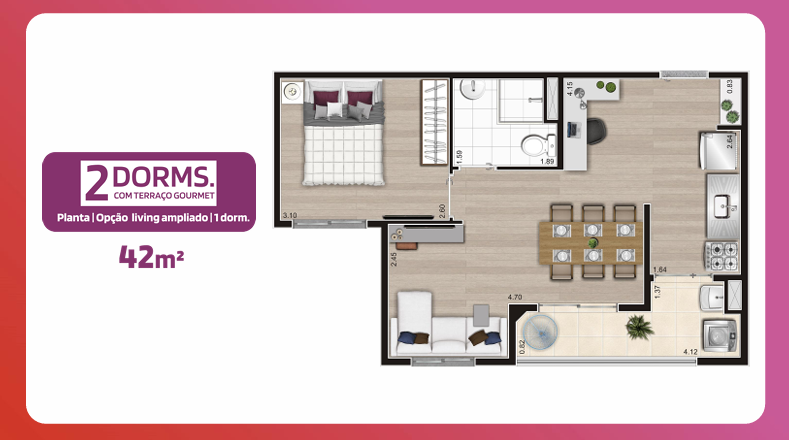 Apartamento, 2 quartos, 47 m² - Foto 11