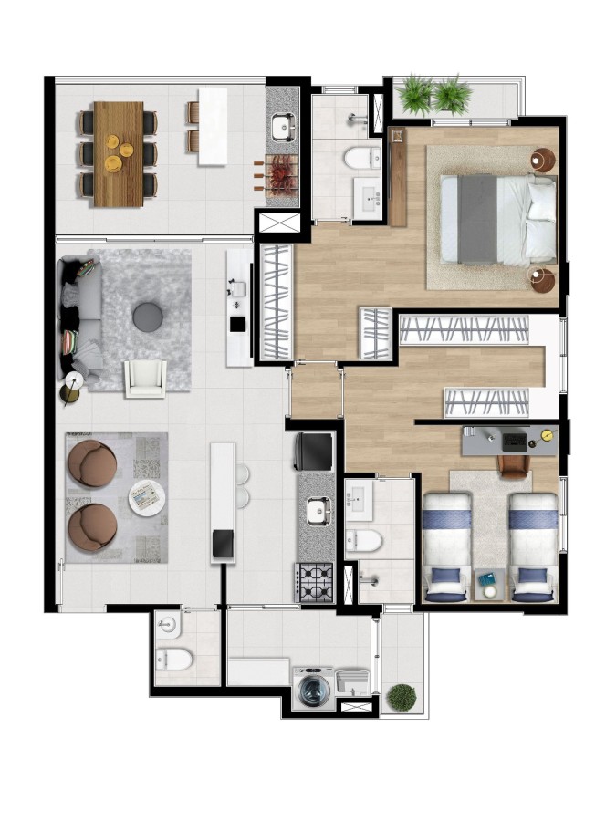 Apartamento, 3 quartos, 98 m² - Foto 8