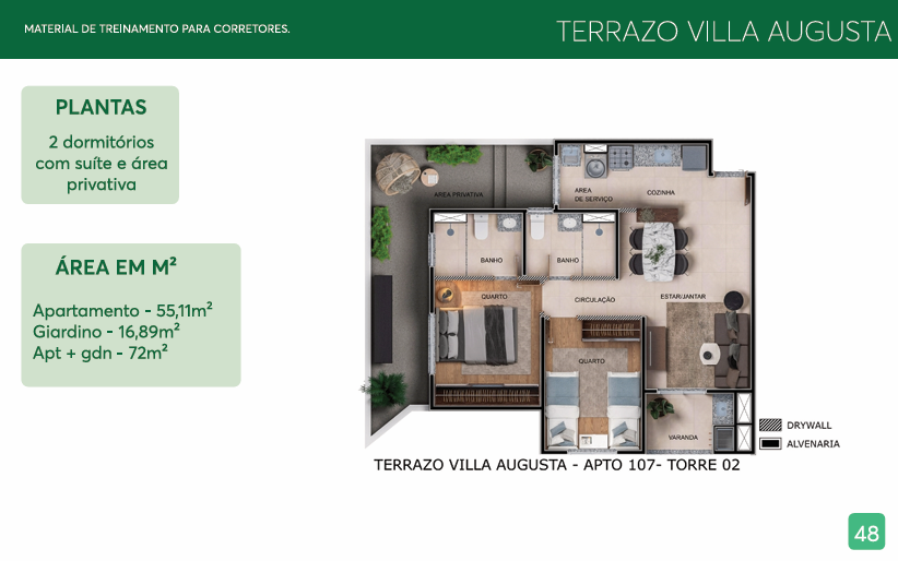 Apartamento, 2 quartos, 55 m² - Foto 32