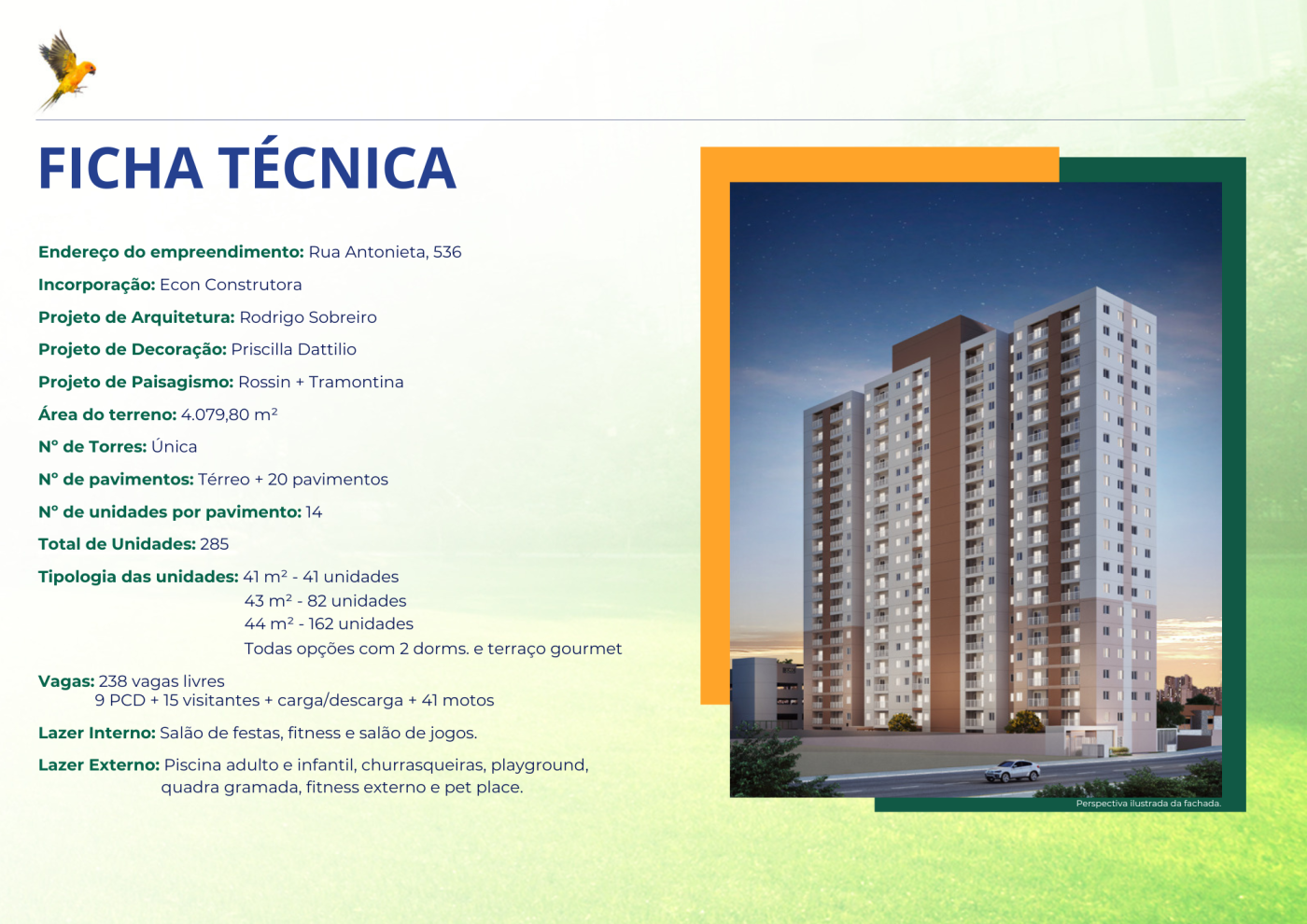Apartamento à venda com 2 quartos, 44m² - Foto 3