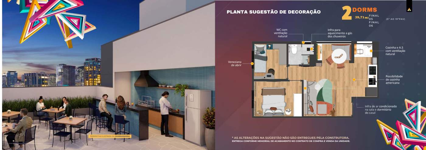 Apartamento, 2 quartos, 39 m² - Foto 6