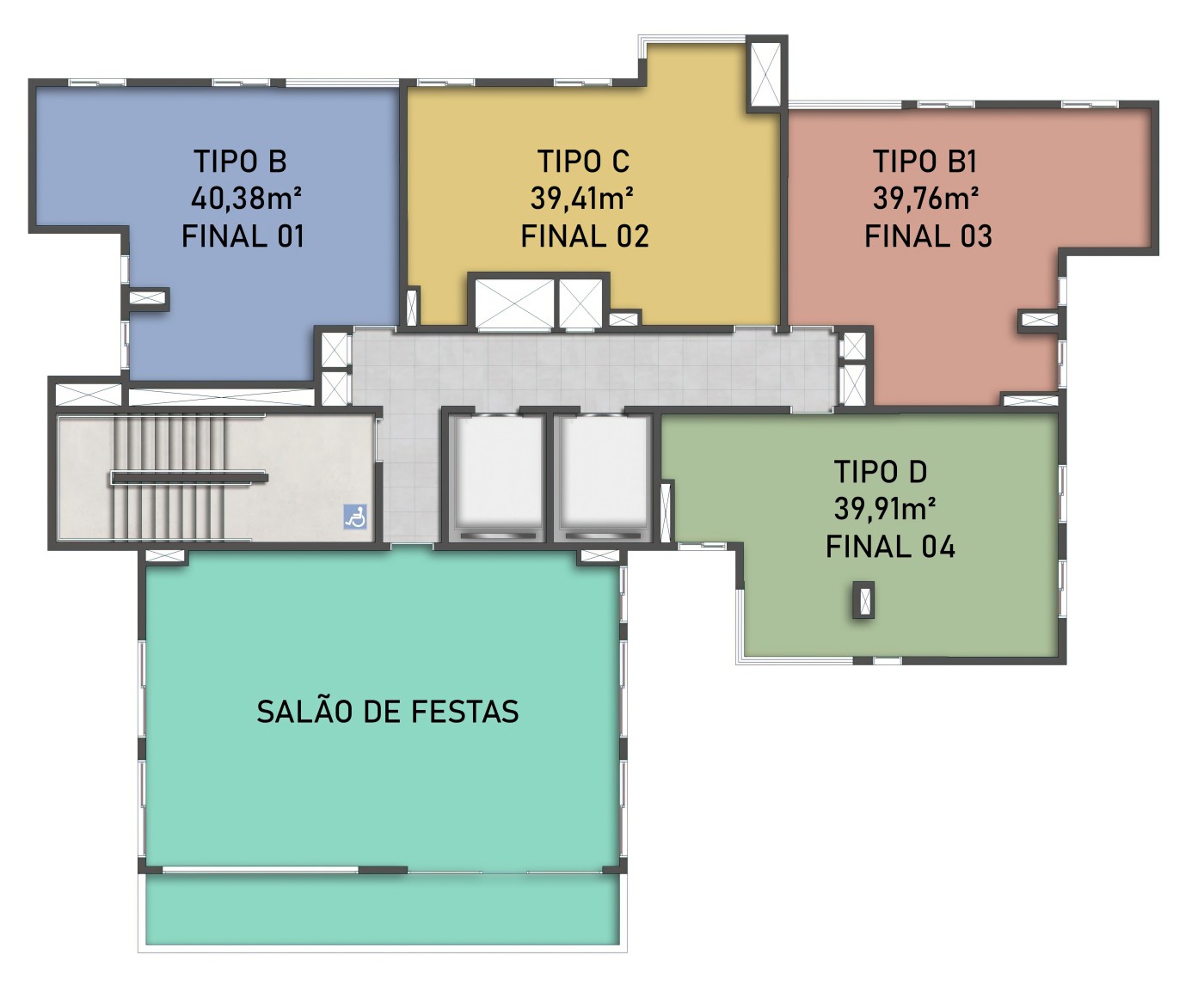 Apartamento, 2 quartos, 39 m² - Foto 20