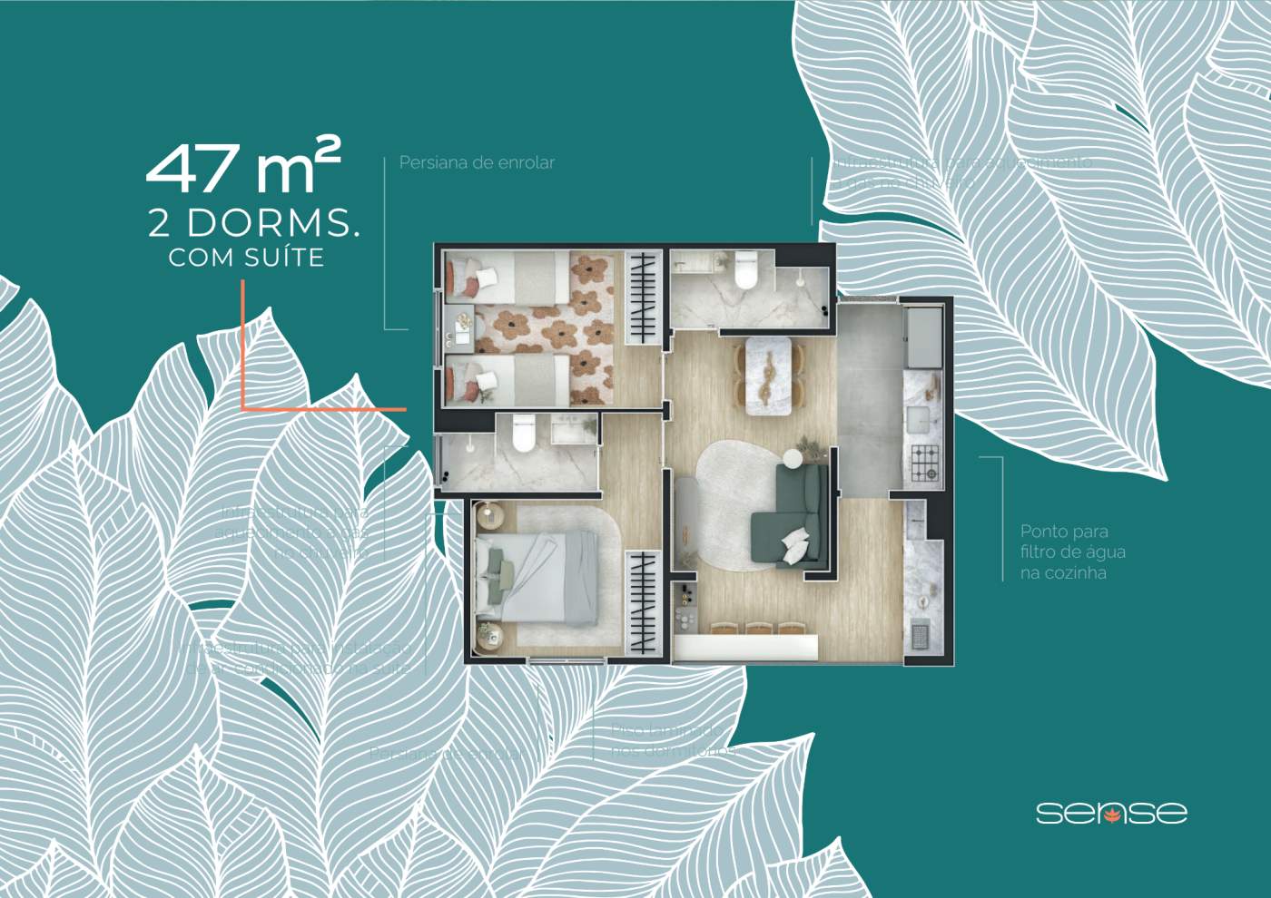 Apartamento, 2 quartos, 47 m² - Foto 30