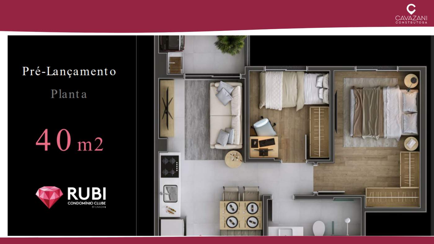 Apartamento, 2 quartos, 42 m² - Foto 2