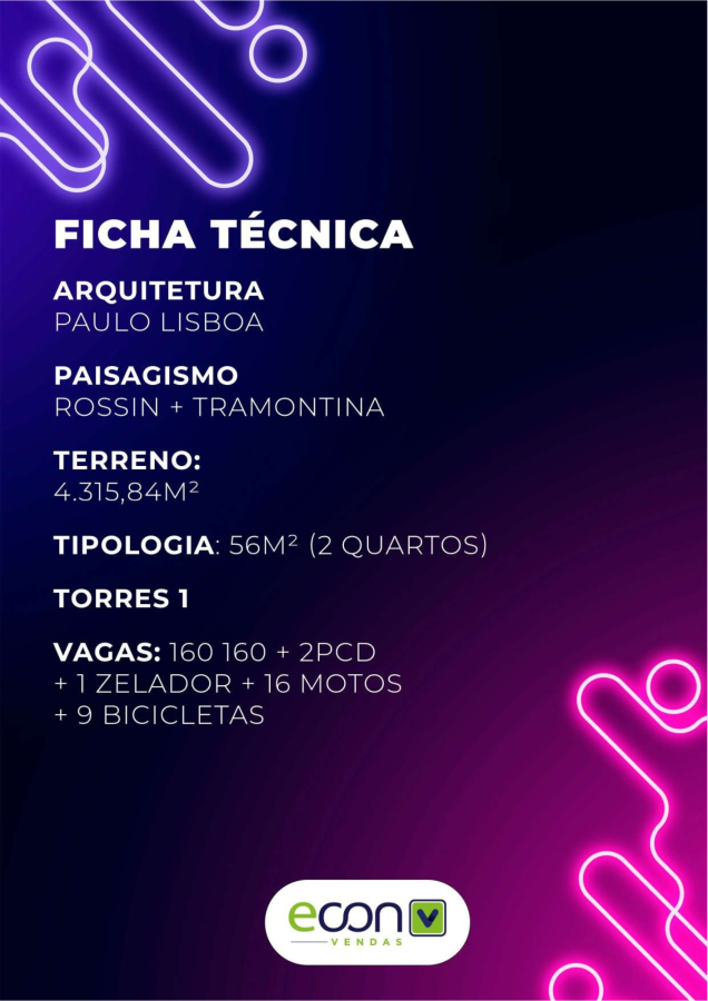 Apartamento à venda com 2 quartos, 56m² - Foto 3