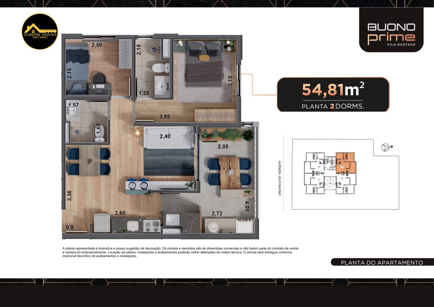 Apartamento à venda com 2 quartos, 54m² - Foto 24