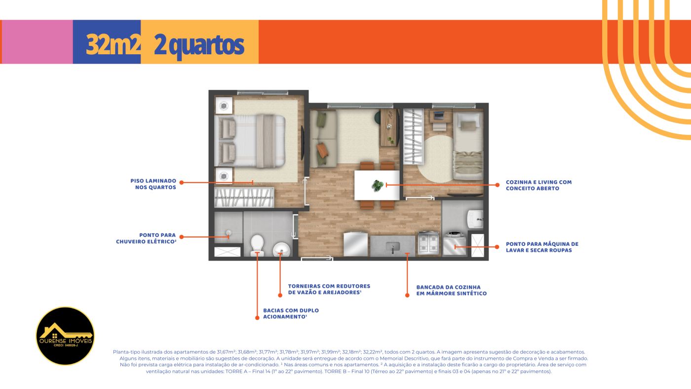 Apartamento, 2 quartos, 31 m² - Foto 25